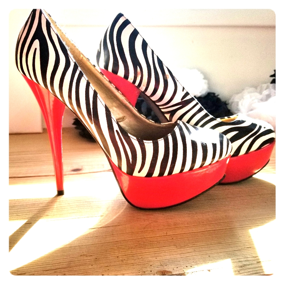 Zebra Heels